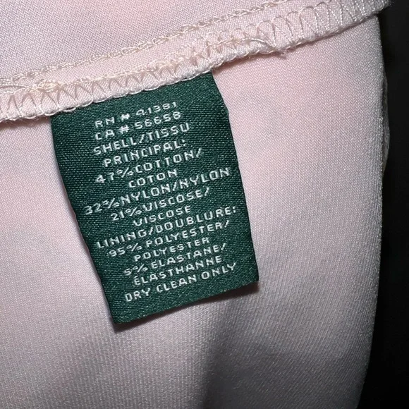 NWT RALPH LAUREN Lace Pink Rose Flutter V Neck Full-Length Evening Dress Size 2 - Picture 11 of 12